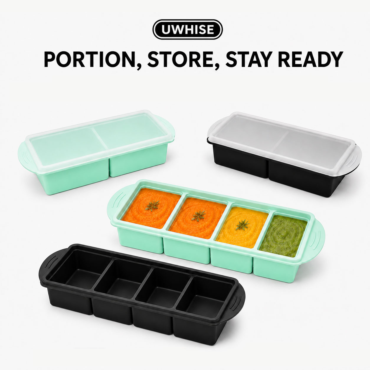 Meal Prep Template - Силиконовый контейнер для заморозки супа Uwhise