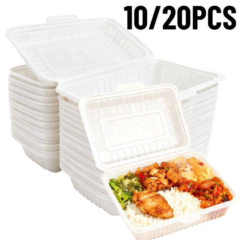 Meal Prep Bowl - 10/20 шт. одноразовые ланч-боксы, пластиковые салаты,