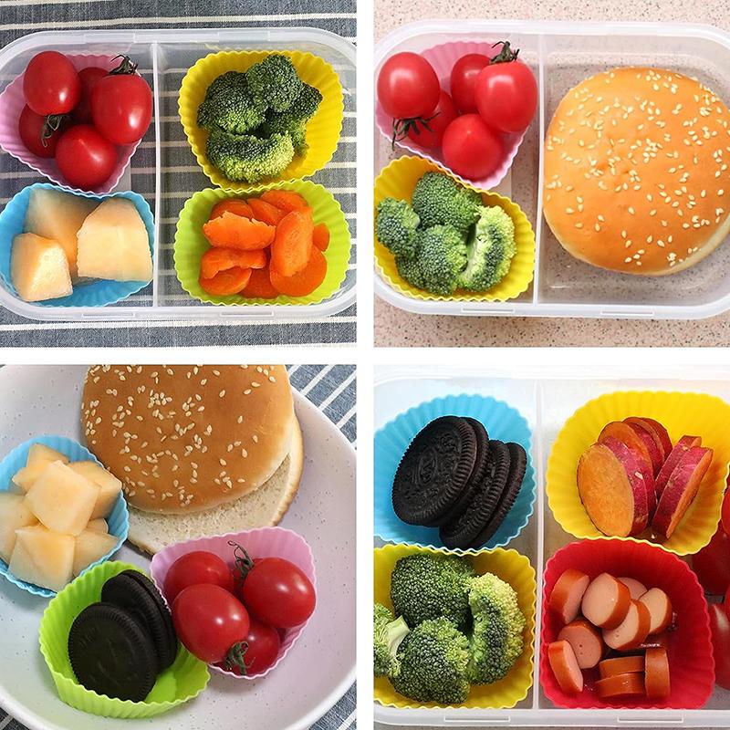 ● 12/24 шт. силиконовые раздел – обзор и цена Meal Prep Template