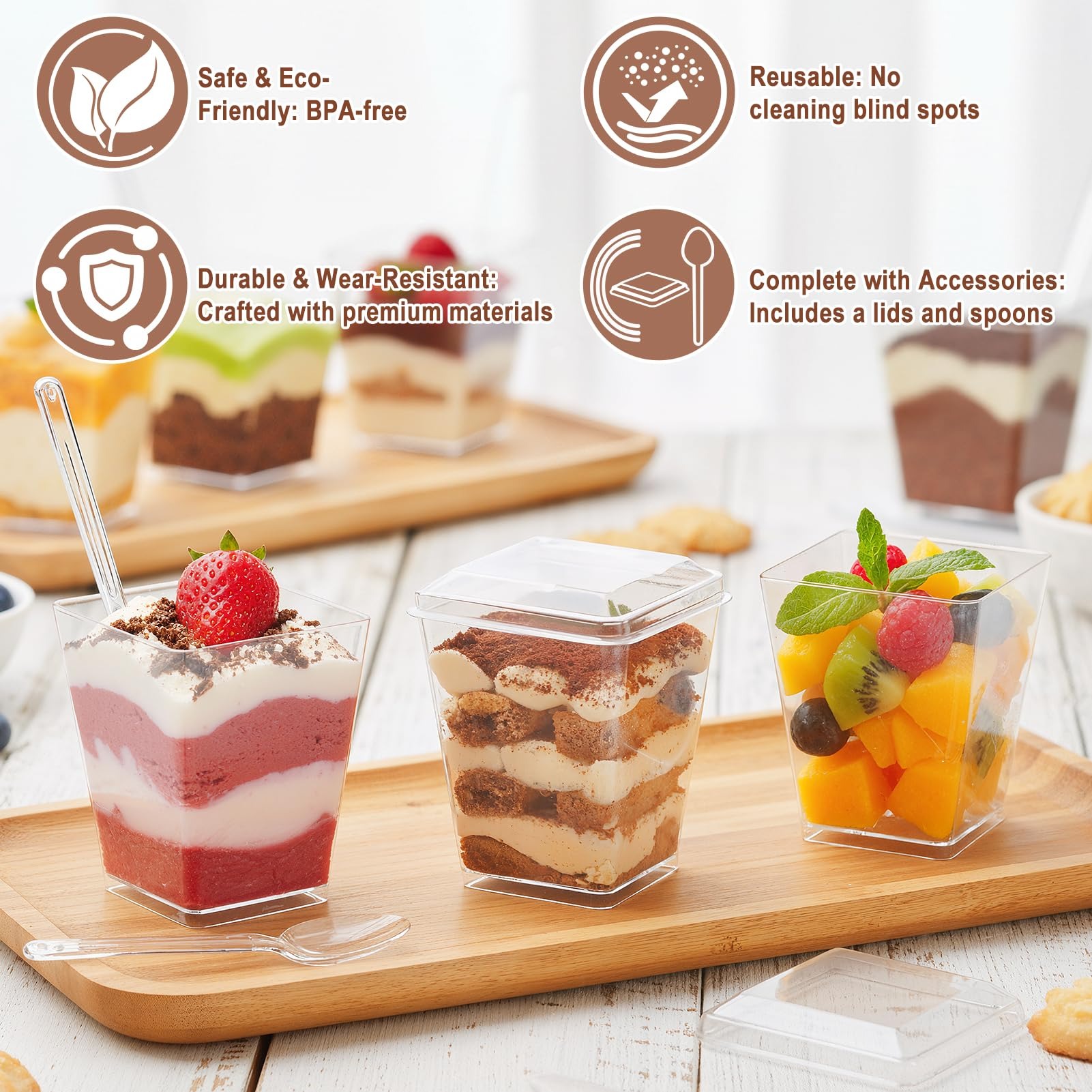 50 шт. квадратных прозрачных п – обзор и цена Meal Prep Template
