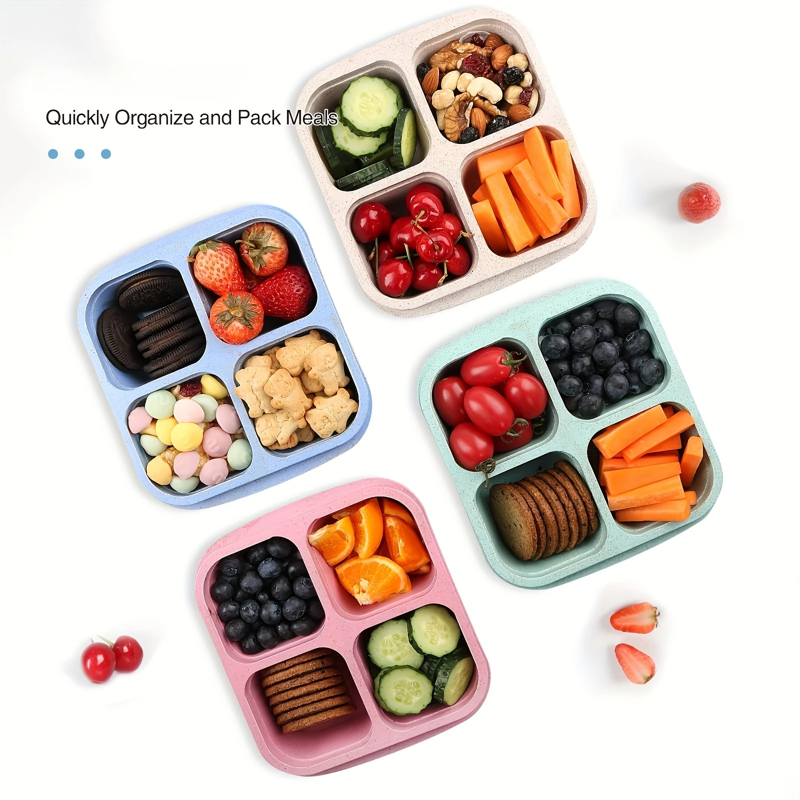 Коробка для закусок с четырьмя – обзор и цена Meal Prep Kitchen