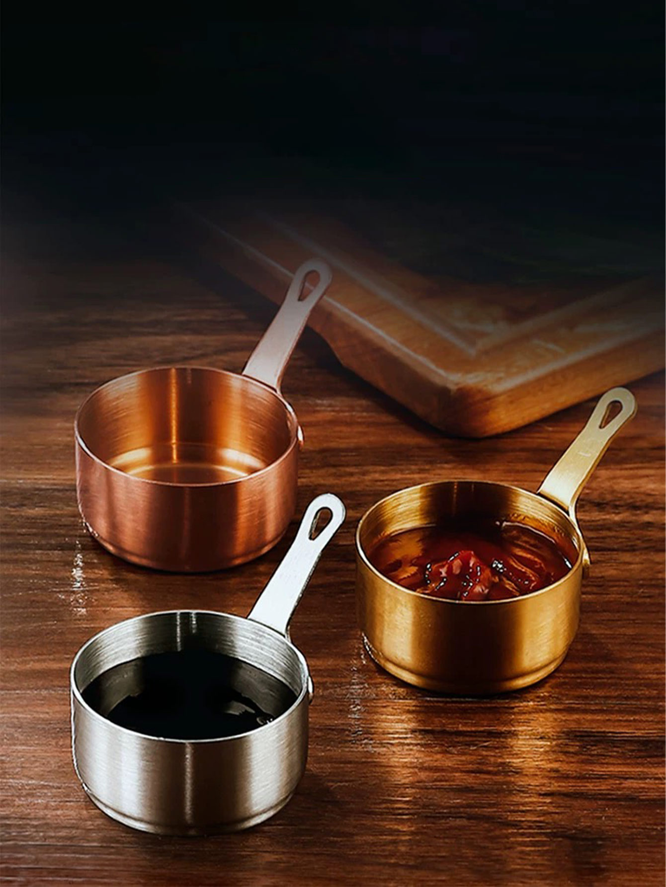 Мини-чашка для соуса из нержав – обзор и цена Sauce Dipping Cup